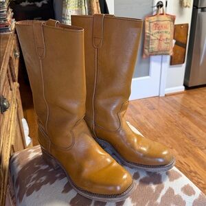 Vintage Sears campus leather boots 8.5 mens